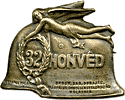 Honvéd (Royal Hungarian) 32nd Regiment cap badge