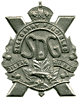Stormont, Dundas, and Glengarry Highlanders. King's crown cap badge