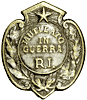 WW2 Wounded badge (Mutilato in Guerra) as issued post war (Italian Republic)