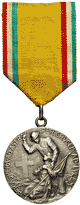 Italy Great War Medal of Merit for Military Chaplains in very rare, silver grade! (Ita: Medaglia Commemorativa della Guerra 1915-1918 Ai Cappelani Militari)