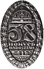 38 Honved Hadosztaly Infantry badge