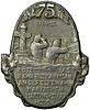 Infantry Regiment 75 (Ehem. Friedrich VIII. König v. Dänemark) 1914 - 17 hat badge. Neat design, listed engagements: Kote 363, Rawa Ruska, Amsan an der Szreniawa, Karpathen, Martynow, Stary Hodor. These were on the Eastern Front
