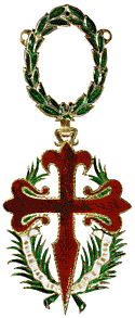 Order of Saint James the Sword, excellent quality COLLAR BADGE!
