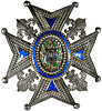 Order of Charles III, breast star of Grand Officer (Commander with Star)
